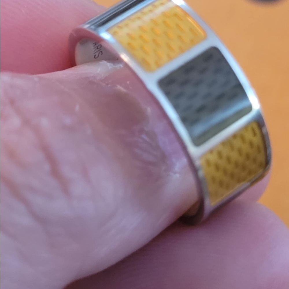 Authentic LOUIS VUITTON DAMIER RING - Picture 8 of 8